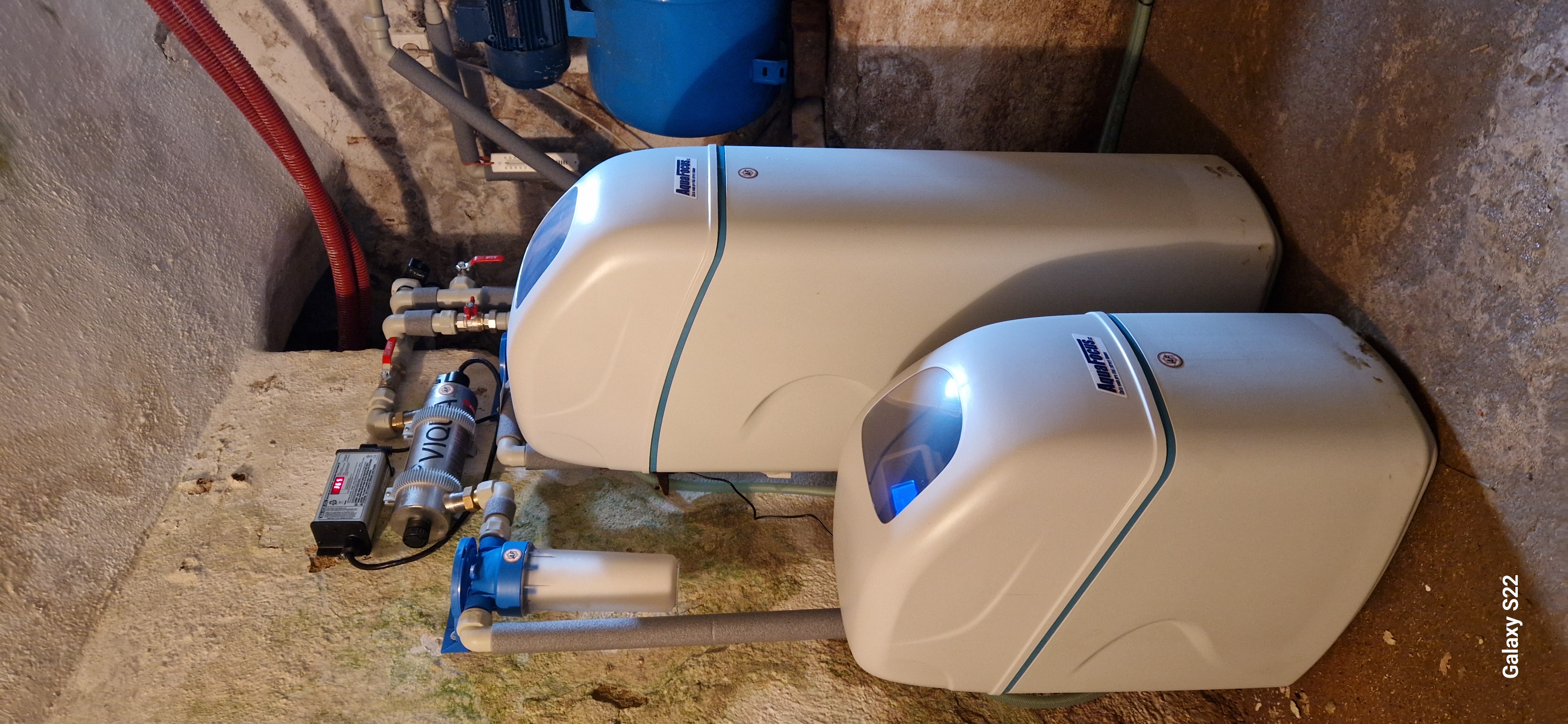 Automatický filtr na odstranění dusičnanů kabinet 2v1 SILVER ECO – D1079-3/4 +Změkčovač vody kabinet 2v1 SILVER ECO Z479-3/4+UV-VH200