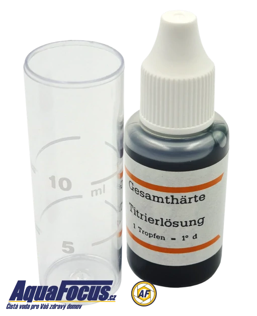 Tester na měření celkové tvrdosti vody – 1 x 15 ml