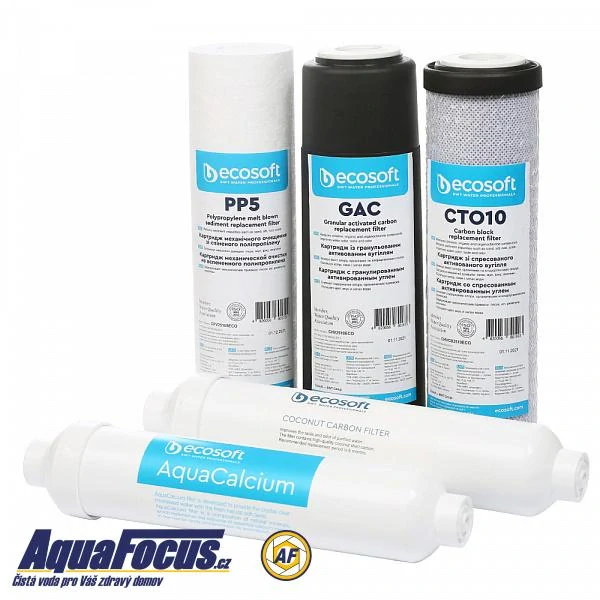 SET filtrů pro reverzní osmózu ECOPURE AquaCalcium