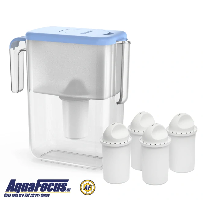 Filtrační konvice Slim Blue 3,5 l + náhradní filtr pro Slim Blue 4 pack