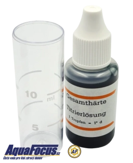 Tester na měření celkové tvrdosti vody – 1 x 15 ml