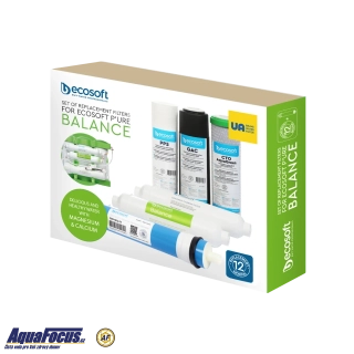 SET filtrů s membránou pro reverzní osmózu ECOPURE AquaBalance 