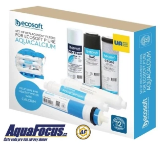 SET filtrů s membránou pro reverzní osmózu ECOPURE AquaCalcium 