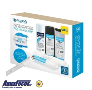 SET filtrů s UV zářivkou pro reverzní osmózu ECOPURE AquaCalcium 
