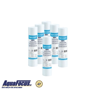 SET filtračních PP vložek 10“ x 2,5“ x 1µm – 5+ 1 zdarma